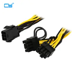 5 шт. 6 дюймов molex 6-pin PCI Express на 2 x PCIe 8 (6 + 2) контактный материнская плата Графика видео карта pci-e GPU VGA Splitter концентратор Мощность кабины