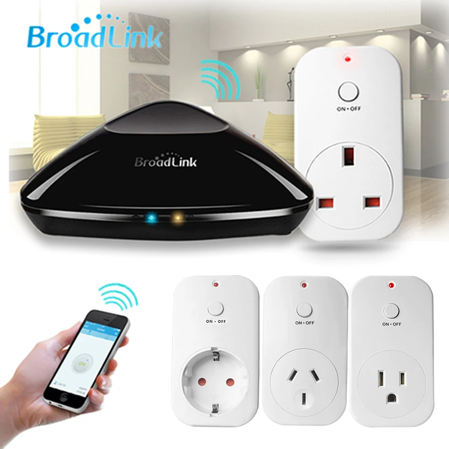 

Broadlink RM RM2 PRO+Samrt RF433 Socket EU US UK AU Plug Outlet,Smart Home Automation System Intelligent Controller WIFI/IR/RF