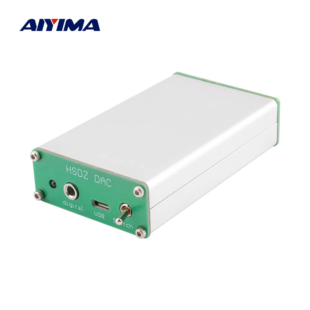 AIYIMA PCM2706 Audio Decoder DAC Hifi USB Sound Card Decoding TDA1305 Headphone Amplifier Amp For Speaker Sound Home Theater DIY