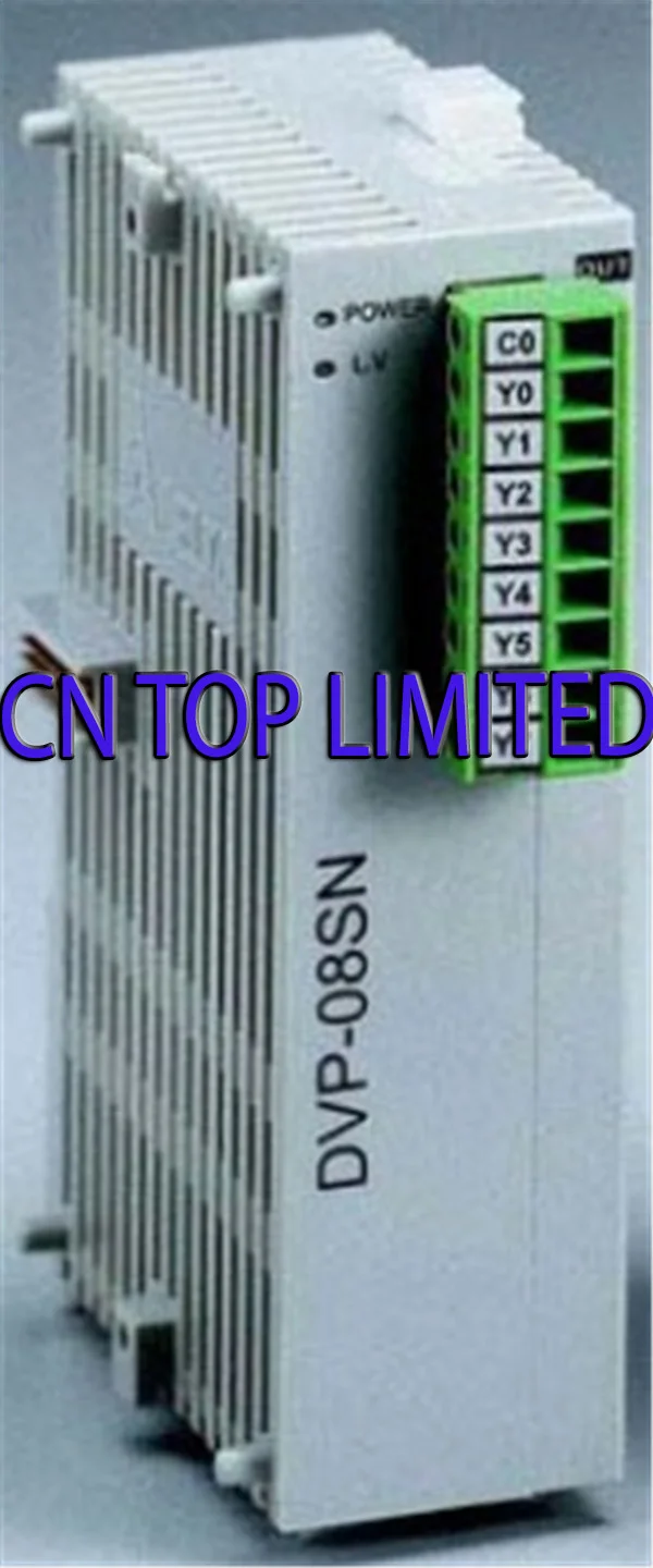 DVP08SN11T Delta S Series PLC Digital Module DO 8 Transistor new in box dvp08sp11t delta s series plc digital module di 4 do 4 transistor new in box