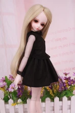 1/4 1/6 Bjd doll clothes Bjd doll sd doll bjd black dress baby clothes measurement