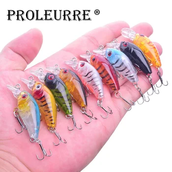 

Proleurre 4.5cm 3.5g Crankabit Fishing Lure Artificial Crank Bait Hard Bait Wobbler Floating Trout Bass Lures Carp Fishing Bait
