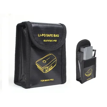 

Lipo Battery Explosion-proof Safe Bag for DJI Mavic Pro Battery Fireproof Case Fiber Storage Box Protector