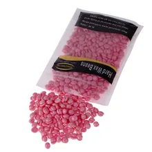 100g Hard Wax Beans Rose Pink Flavor Paper Depilatory Wax Waxing Pellet Body Beauty Bikini Arm pit Leg Hair Removal Epilation