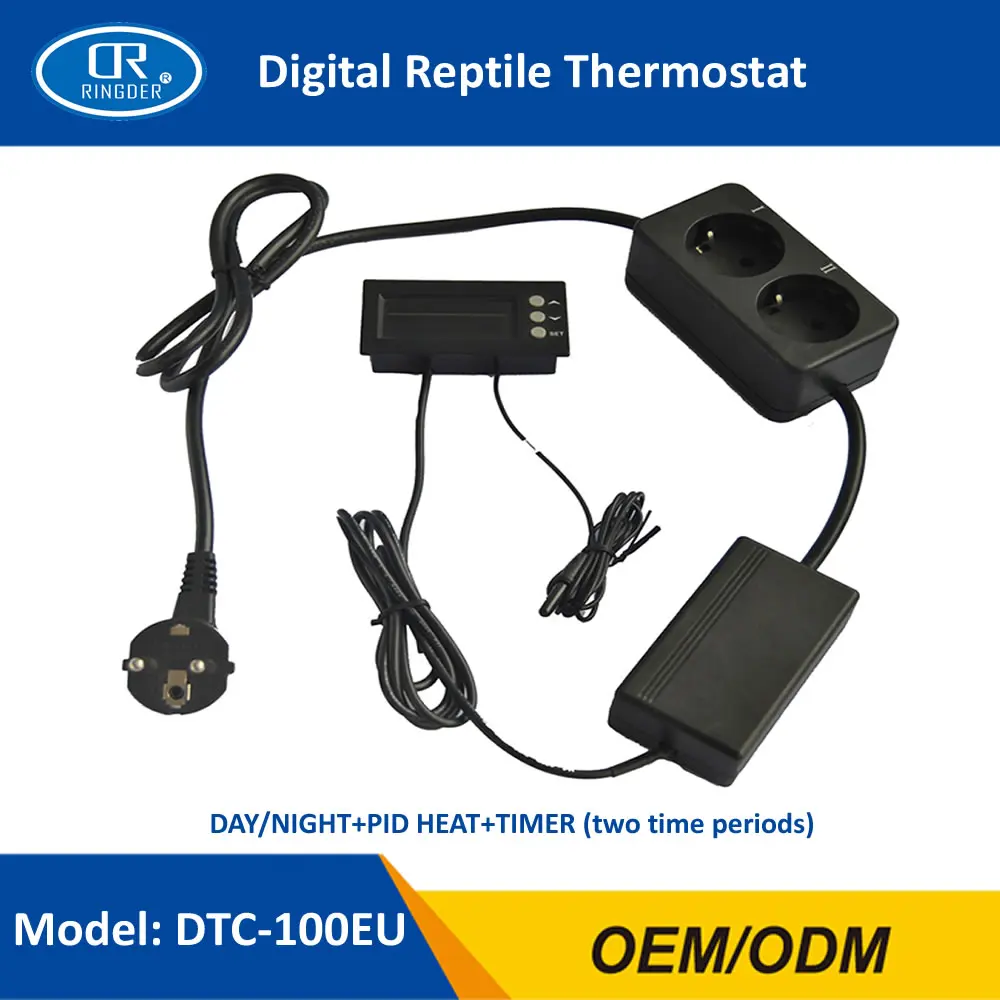 DIGITAL DIMMING REPTILE THERMOSTAT DTC-100 1-1