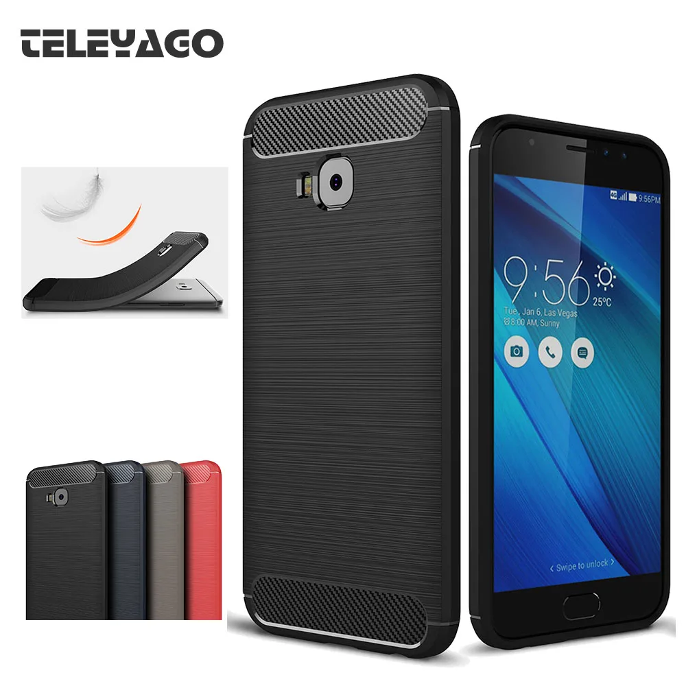 Для Asus Zenfone 4 Selfie (ZD553KL) чехол тонкий мягкий силиконовый Роскошный Матовый задний