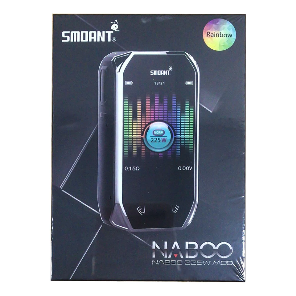 Оригинальный 225 Вт Smoant naoo TC бокс мод с 2 4 дюймовым цветным экраном