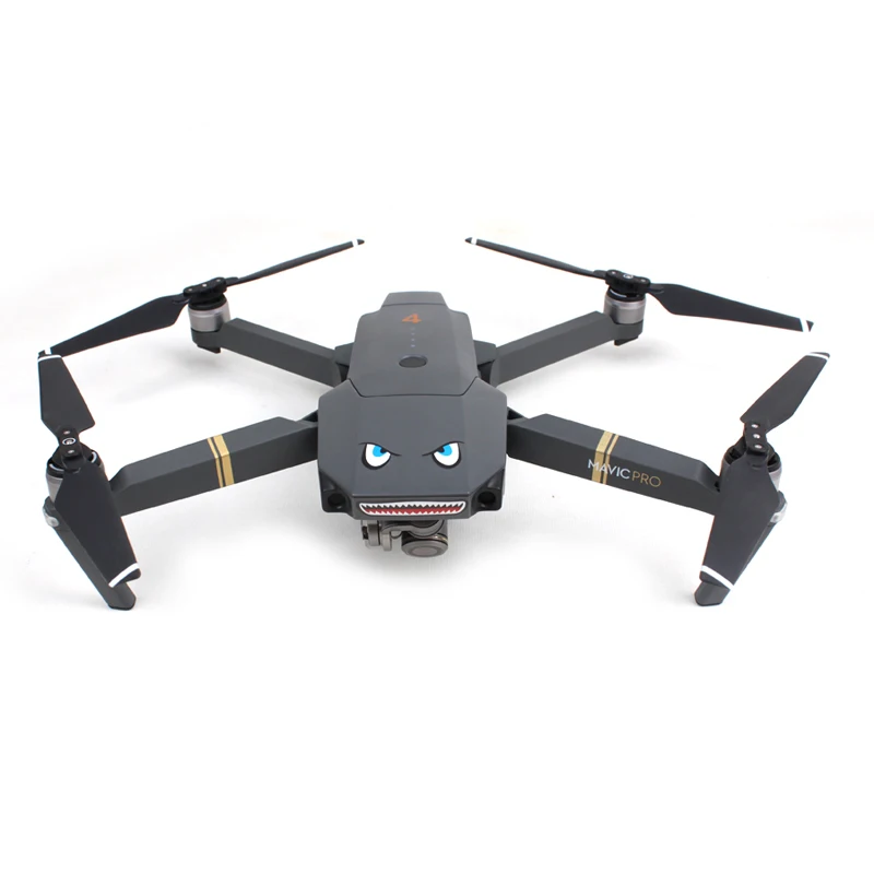 2pcs set drone Body shell Battery Stickers Decals Decorative parts for DJI Mavic Pro Sticker Accessories  5