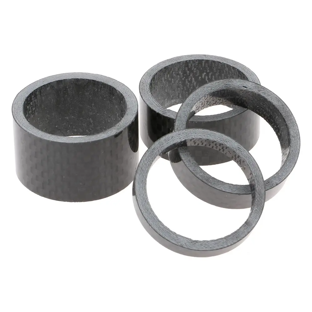 NEW 1 Bike Bicycle Headset Stem Carbon Spacer 1-1//8/" 5mm