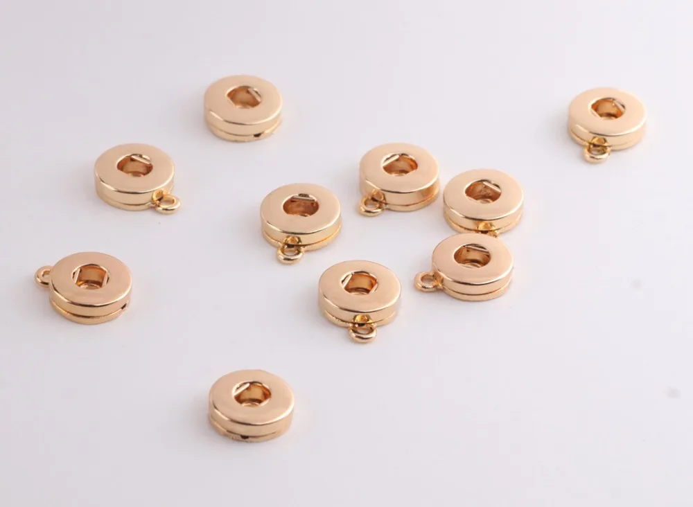 JACK88 Wholesale 100pcs/lot Choker Snap Jewelry Alloy Snaps Button Fit