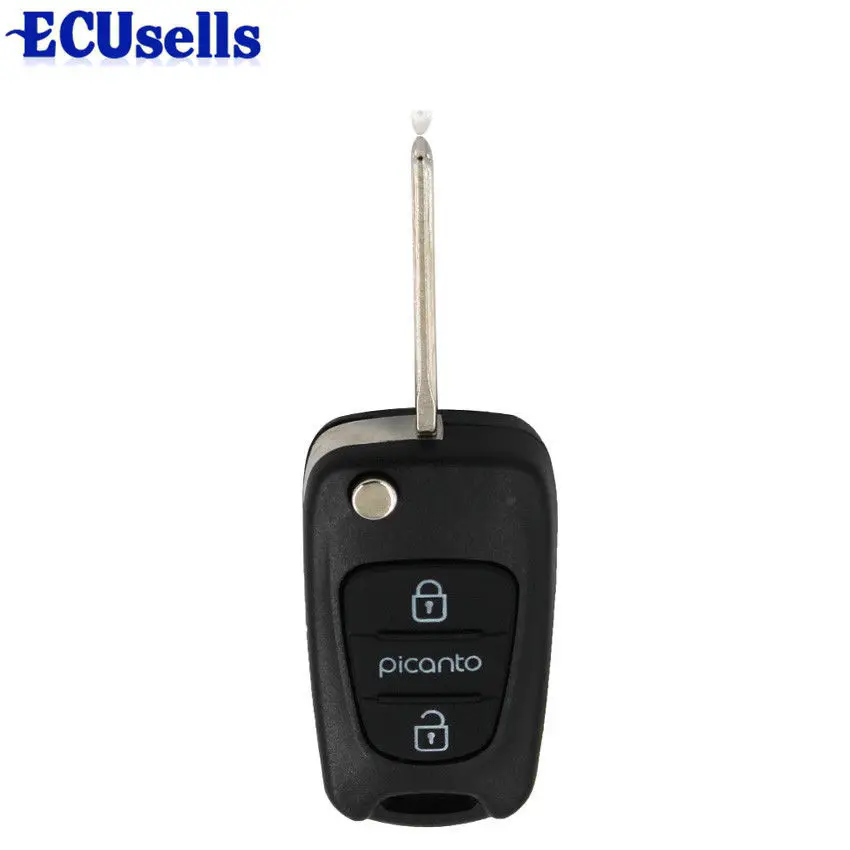 

Promotion ! NEW Replacement Keyless Folding Remote Key Shell Case Fob 3 Button for KIA Picanto