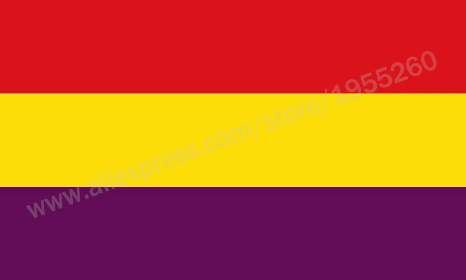 

Flag of the Second Spanish Republic (plain) 3 x 5 FT 90 x 150 cm Spain Flags Banners