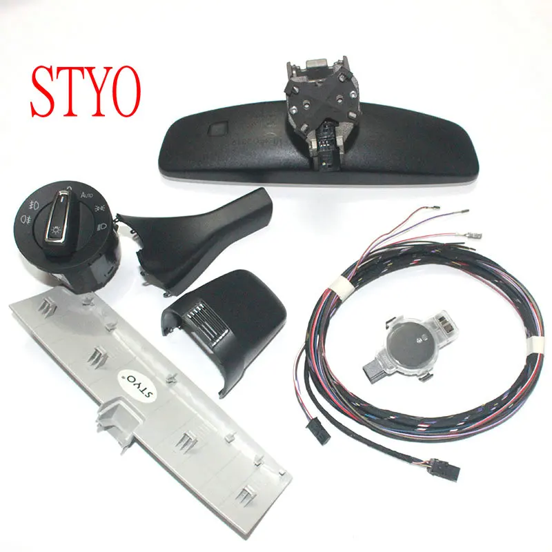 Автомобильный переключатель STYO + датчик дождя зеркало заднего вида с затемнением