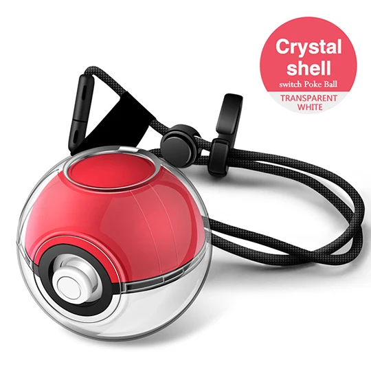 Силиконовый защитный чехол для Poke Ball, мягкий чехол, чехол для Pokeball Plus, защита контроллера для kingd Switch NS для nintendo - Цвет: Crystal Transparent