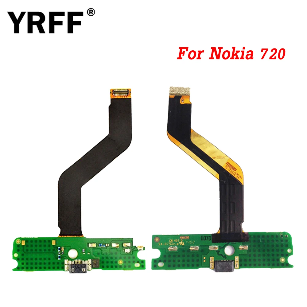 YRFF запасные части зарядный порт микро гибкий кабель для Nokia 720 док станция разъем