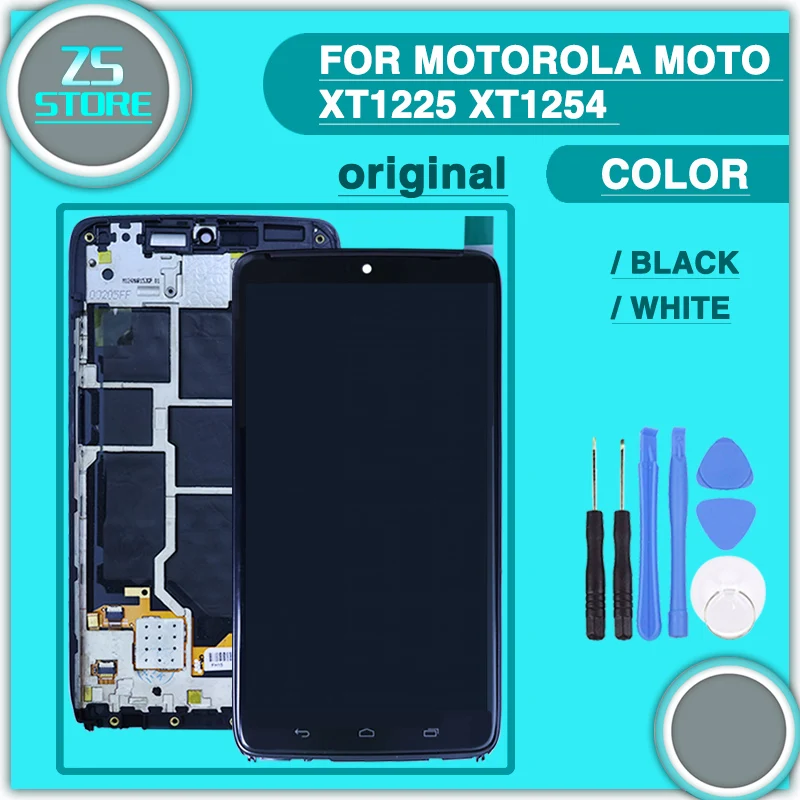 

5.2 inch Original Touch Screen LCD For Motorola Moto Droid Turbo XT1225 XT1254 Touch Screen Digitizer with frame + tool