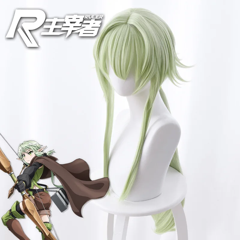 Аниме Goblin Slayer Yousei Yunde косплей парик 80 см зеленые термостойкие синтетические
