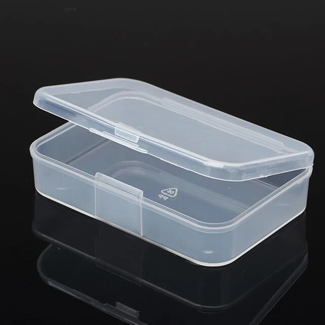 Top selling Transparent Plastic Storage Box Clear Square Multipurpose  Display Case Plastic Jewelry Storage Boxes