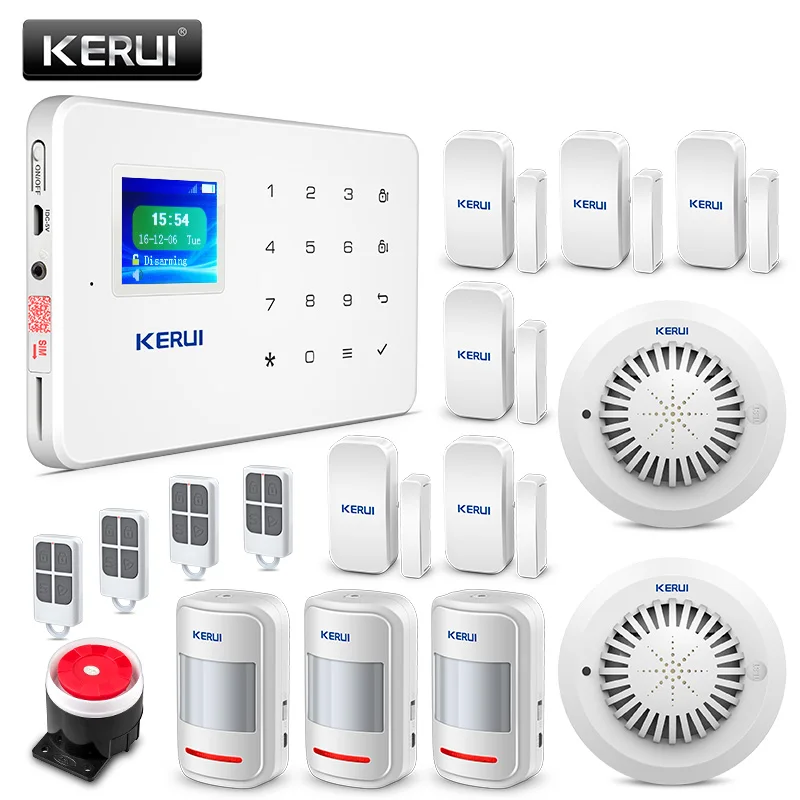  KERUI G18 GSM Wireless alarm systems security home SIM Smart Alarm System Android IOS APP Control M - 32849753259