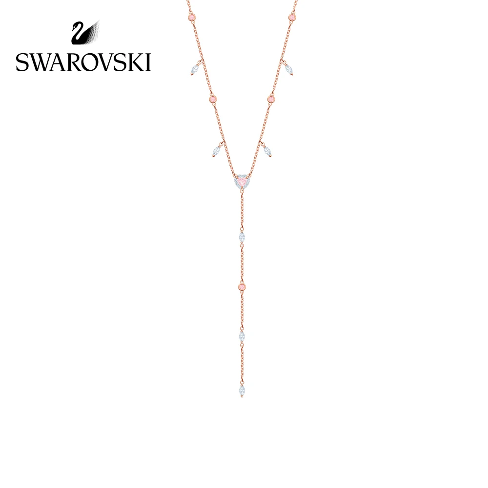 

Original Genuine Swarovski One Elegant Charming And Glittering Woman Necklace Jewelry Crystal Necklace Long Necklace5439313
