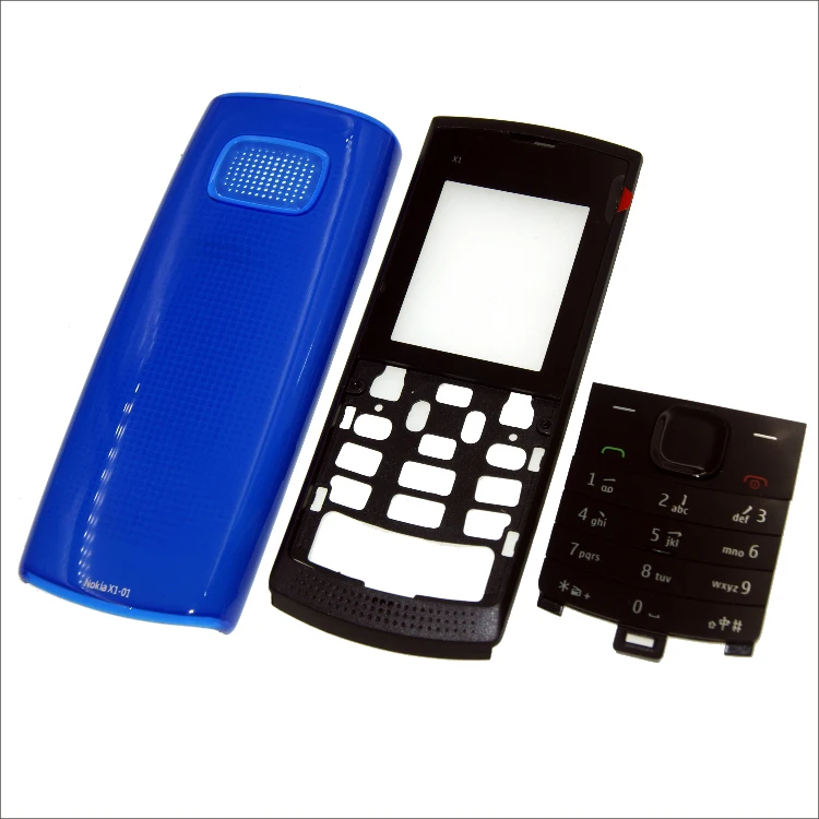 Полная передняя крышка X1 00 клавиатура для Nokia 01 Задняя батареи высокого качества +