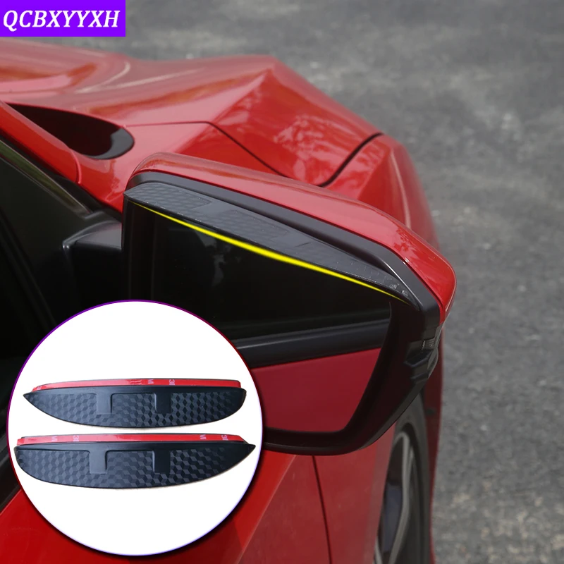 Автомобильный Стайлинг 1 пара для peugeot 301 308 2008 4008 2009- Автомобильное зеркало заднего вида брови дождь защитный кожух Анти-дождь крышка наклейки