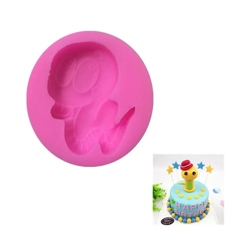 Snake Baby Shape Silicone Cake Mold,Non Stick Baking Mould For Jello