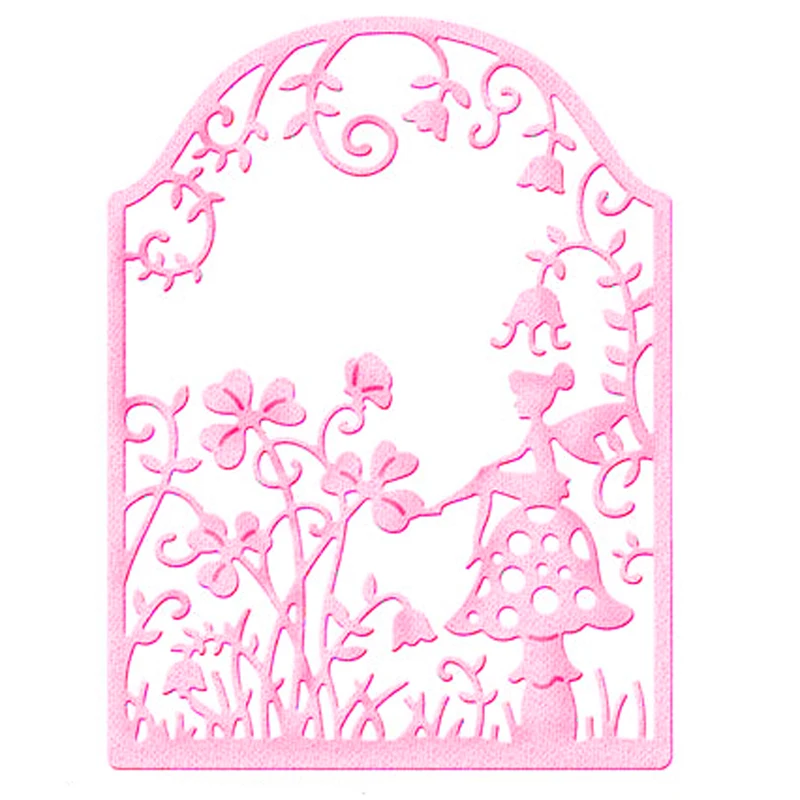 

ForeWan Fairy Spring Vine Flower Metal Steel Cutting Dies Handcraft Embossing Knife Stencil for DIY Scrapbooking Album Card