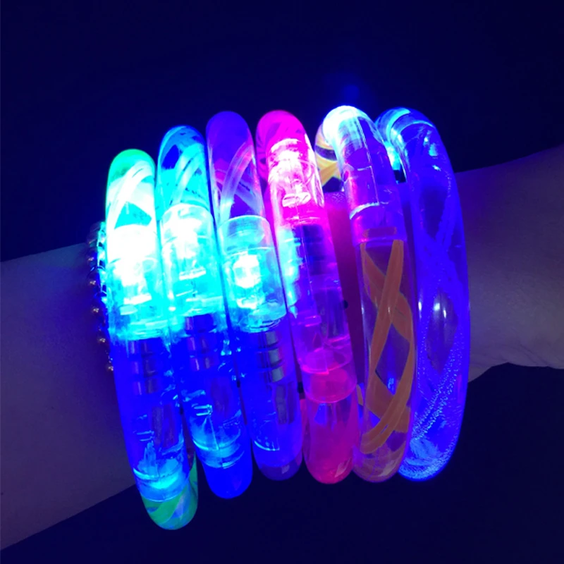 Party Decoration Led Flashing Bracelet Toys Party Bar Happy Fluorescent Bracelets Rave Accessories Glow In The Dark Costume Led Costume Costumecostumes 2 Aliexpress