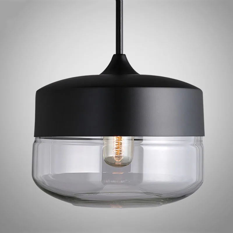 Vintage Retro Pendant Light Hanging Amber Glass Antique Loft Indoor Pendant Lamp Edison Decorative Drop Light Restaurant Pendant Light (9)