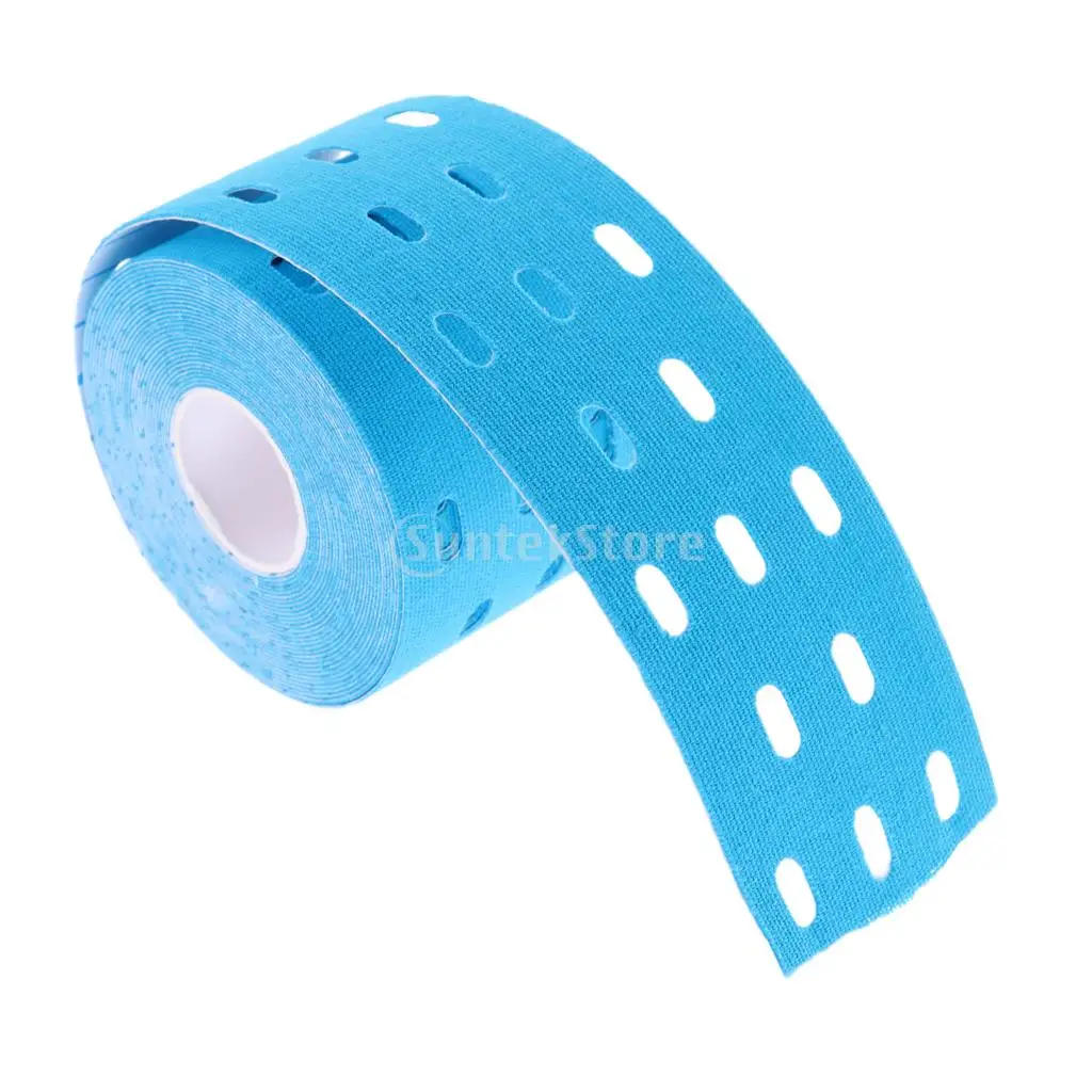 One Roll 5cm x 5m   Tape Cotton Elastic Adhesive Muscle Tape Sports Tape Shoulder Knee Back Bandage Injury Support