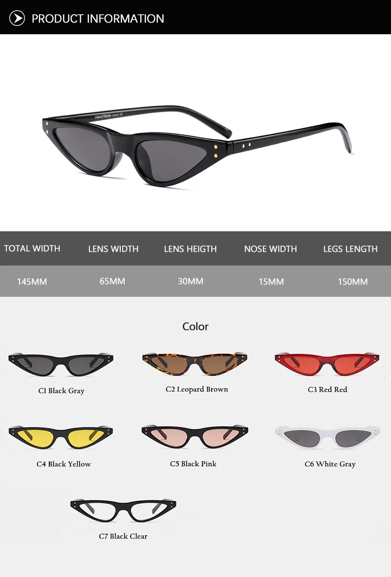 Retro Cute Cat Eye Sunglasses (27)