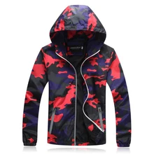 Men Streetwear Hooded Jackets Men Lighten Zipper 2018 New Camouflage Color Block Pullover Jacket Fashion Tracksuit Casual Coat zipper up pocket color block hooded jacket