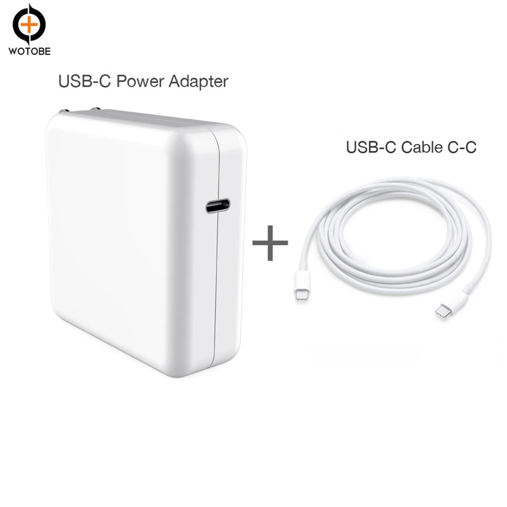 

USB-C Charge Cable Power Adapter 29W/30W 61W 87W PD Charger For new MacBook Pro/Air iPhone/iPad Pro (Standardized USB-C cable)