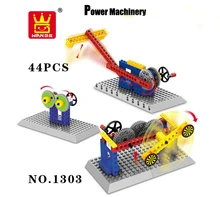 Enlighten Child Toys Creative Building Blocks Shooting Machinery Lego Compatible Plastic Assembly Toys Bircks For Boys 44pcs/set