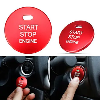 

Car Engine Start Stop Push Button Ring Cover for MAZDA Axela Atenza CX-5 CX-9 CX-3 Trim START Engine Button Replace Cover Case