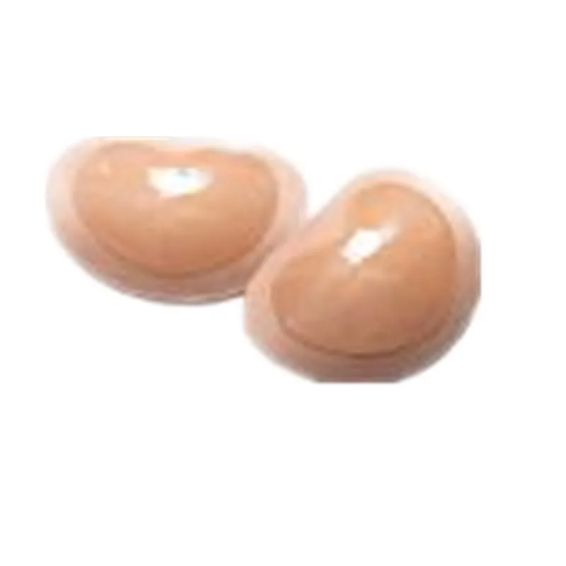 New 1 Pair Women Breast Push Up Pads Swimsuit Accessories Silicone Bra Pad Nipple Cover Stickers Patch Intimates Accessories - Цвет: Beige