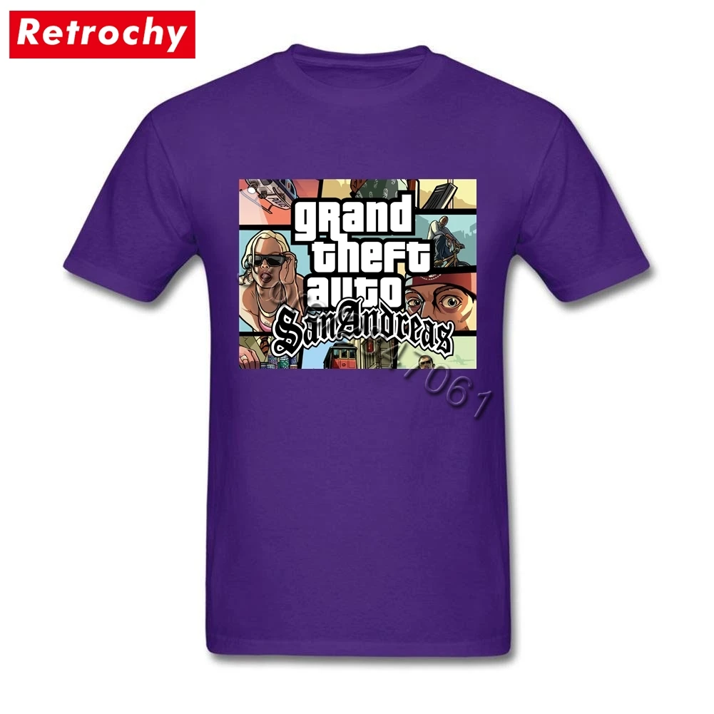 Популярная Игровая футболка GTA San Andreas Team GRAND THEFT AUTO, Мужская футболка с коротким рукавом, уникальная одежда для видеоигр