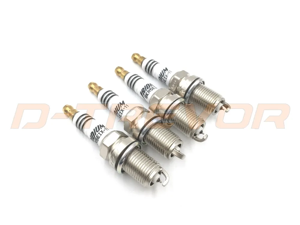 4pcs Brand New IRIDIUM IX spark plug BKR5EIX 11 3184 For Acura Hyundai Mazda Mitsubishi Nissan