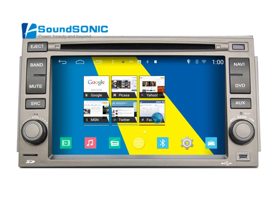 Flash Deal For Hyundai Azera Android 4.4.4 S160 Auto Car Radio Stereo CD DVD GPS Navigation Sat Navi Autoradio Bluetooth Multimedia System 2