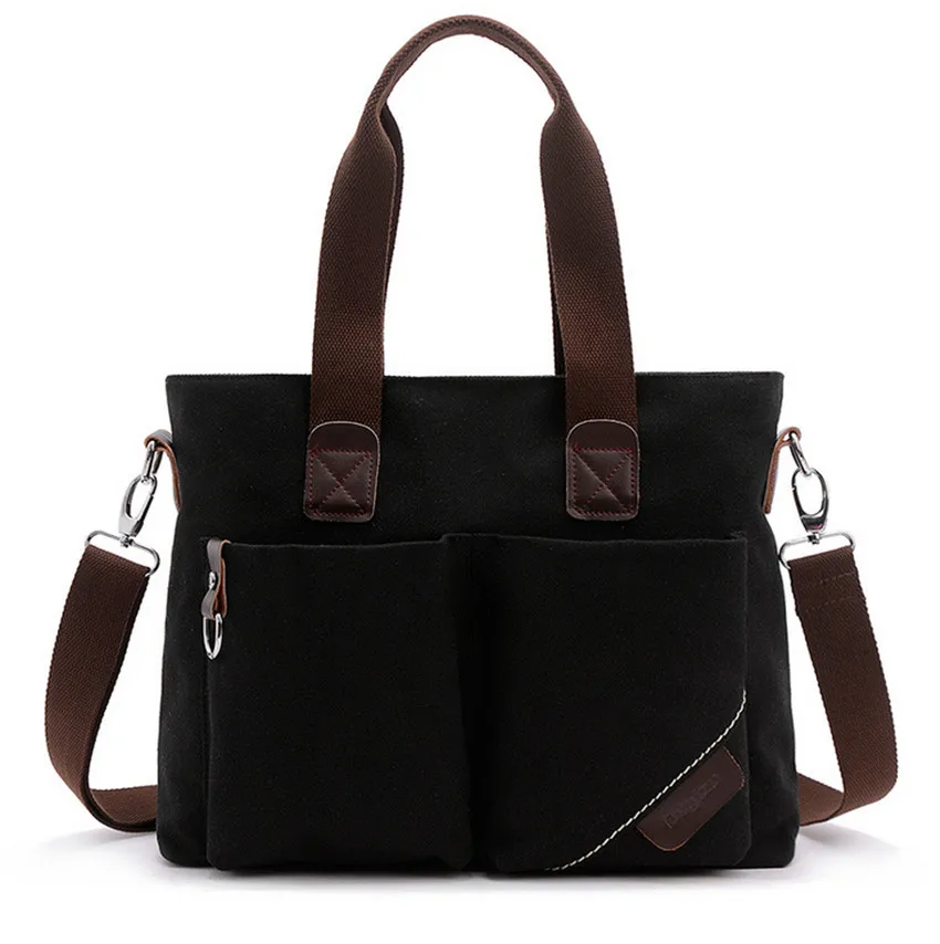 Мужская сумка, Офисные Сумки для женщин, деловые сумки для мужчин - Цвет: Черный