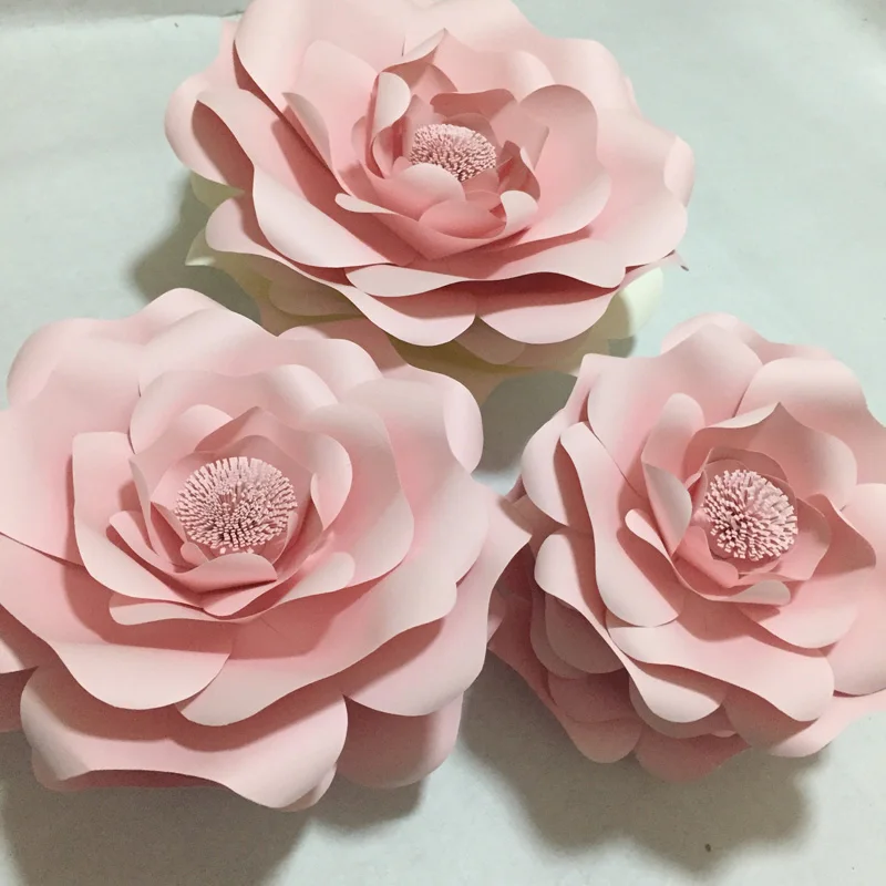 10pcs set giant paper flowers for wedding backdrops bridal shower giant paper flower centerpieces