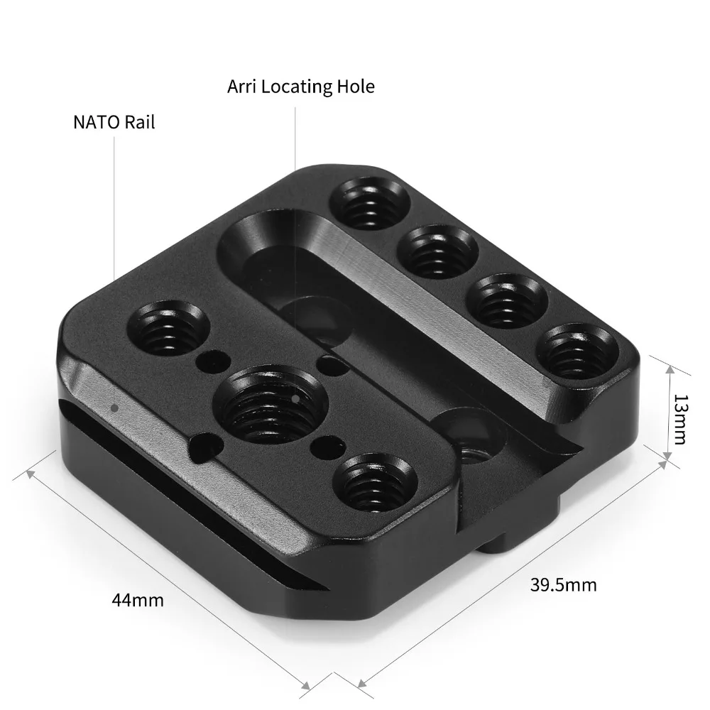 Монтажная пластина для камеры SmallRig для DJI Ronin S& для Ronin-SC W/Nato Rail Arri, устанавливающая отверстия Fr, Волшебная рукоятка, прикрепляемая 2214