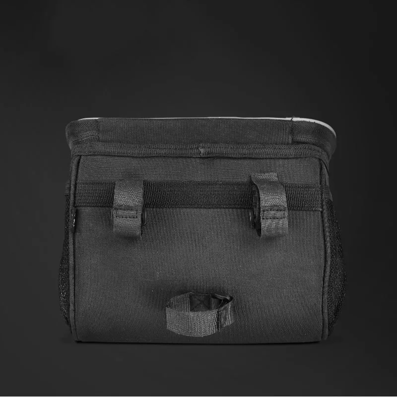 Nuevo bolso de bicicleta suspensión frontal impermeable bolsa de recepción teléfono móvil motocicleta colgante bolsa de pegatina reflectante
