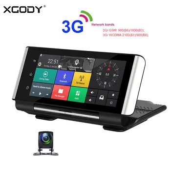 

Xgody 3G ADAS Car DVR Wifi Bluetooth Android GPS Navigation Dual Len Auto Video Recorder Registrar Dash Cam Car Rear View Camera