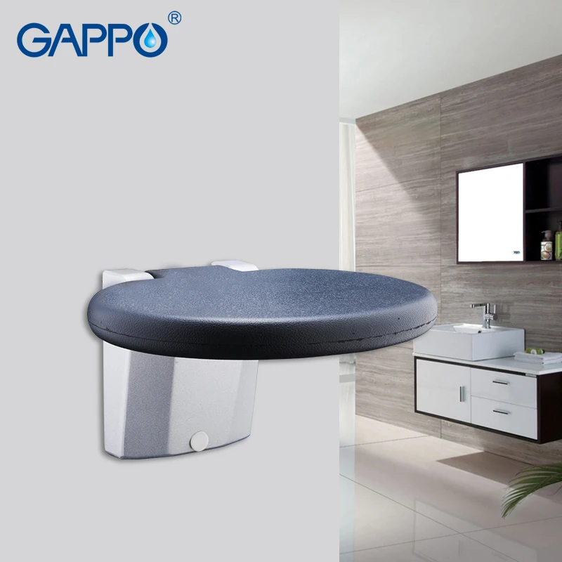 Gappo Wall Mounted Shower Seat Folding Benches For Kids Toilet