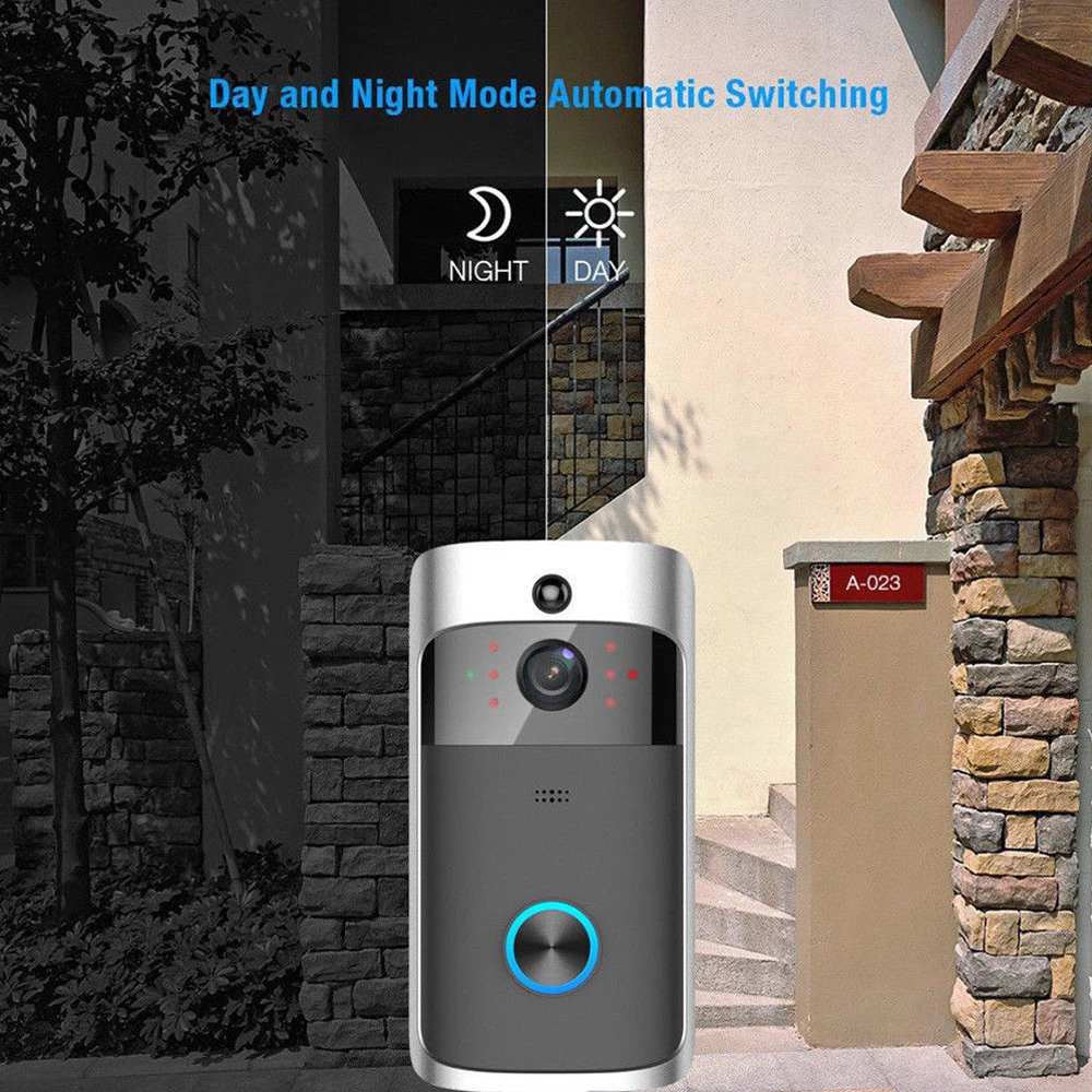 Беспроводной умный дверной звонок, камера, Wi-Fi, удаленное видео для домашней безопасности, дверной звонок, телефон