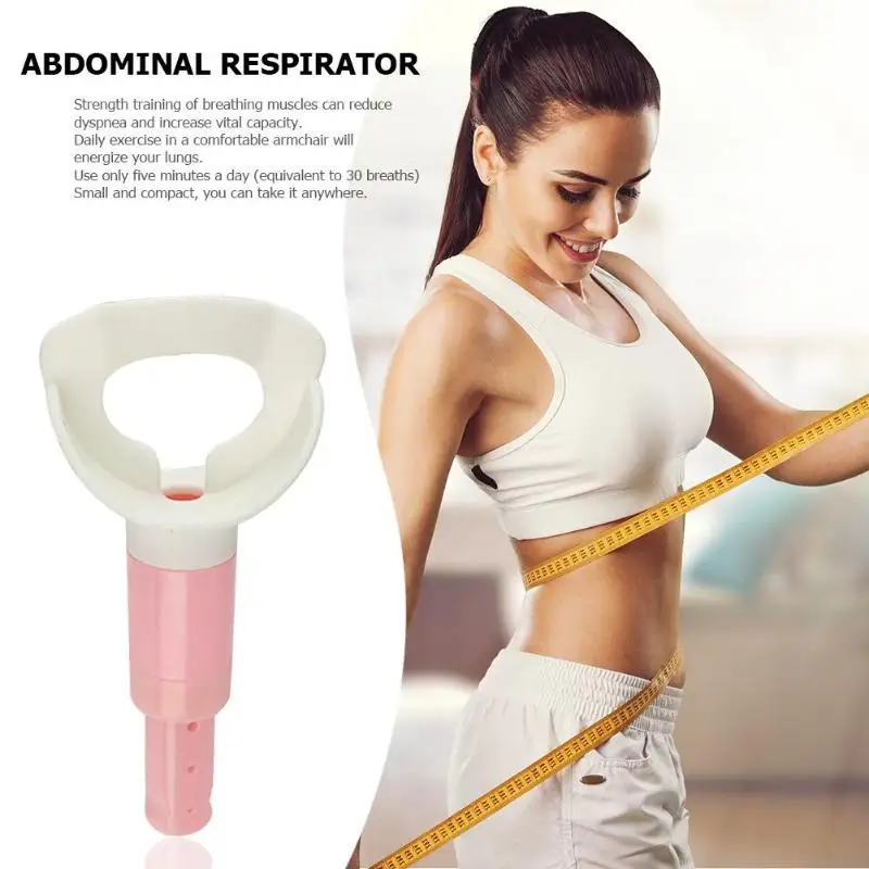 Just 5 Minutes Fat Burner Abdominal Breathing Trainer Slimming Body Waist Increase Lung Capacity Face Lift Tools for Weight Loss