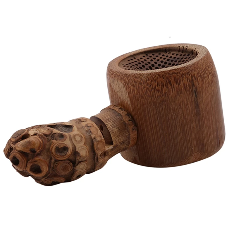 Натуральный Бамбуковый фильтр для чая с ручкой Деревянный Цветной бамбуковый фильтр для чая Посуда для напитков аксессуары для чая
