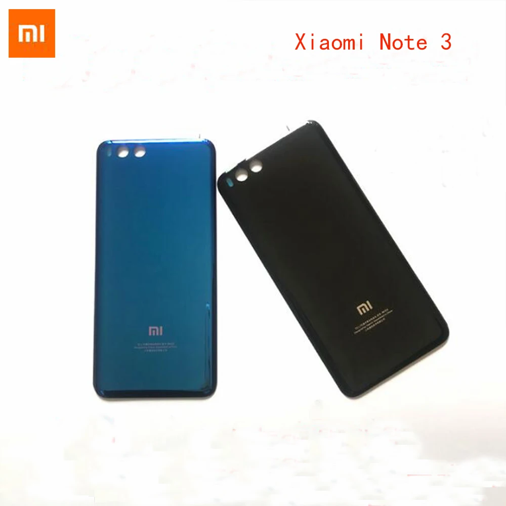 

Original For Xiaomi Mi Note 3 Back Cover Battery Glass Housing For Xiaomi Note3 Rear Cover + 3M Sticker Replacement Spare Parts